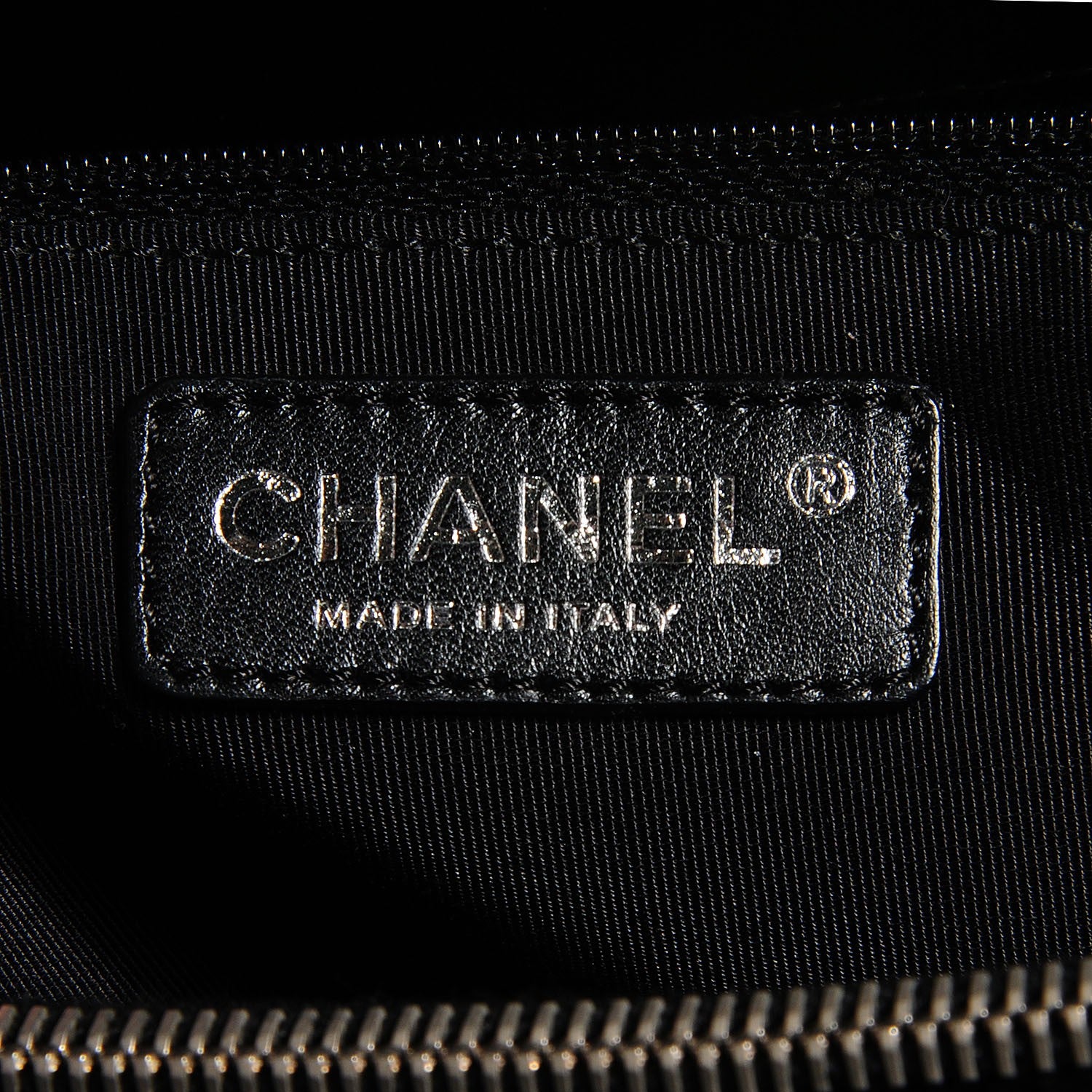 Chanel Patent Quilted Grand Shopping Tote GST Black 7 of 8