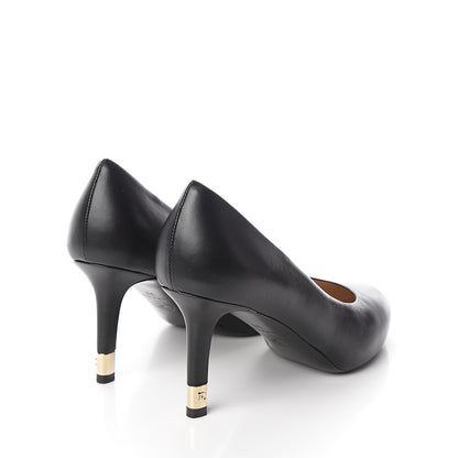 Chanel Lambskin CC Pumps 35 Black 4 of 10