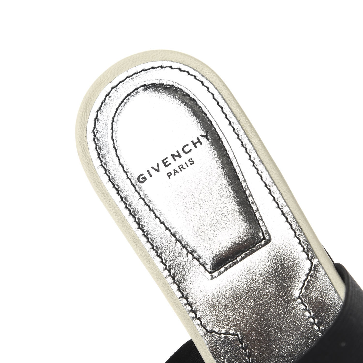 Givenchy Lambskin Bedford Logo Mule Slides 36 Beige 7 of 9