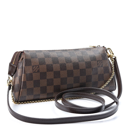 Louis Vuitton Damier Ebene Eva Clutch 2 of 9