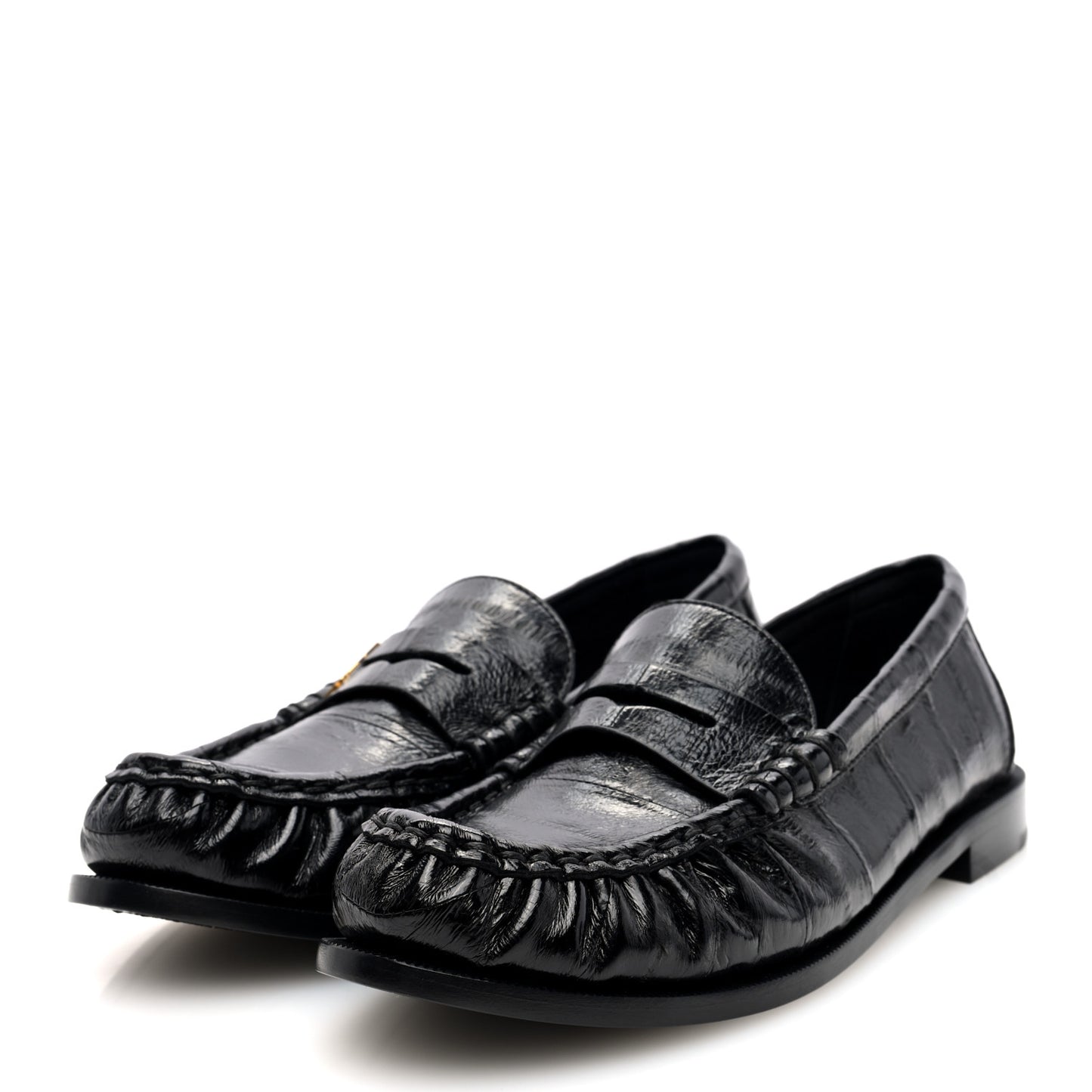 Supple Eel Le 15 Loafer Penny Slippers 36.5 Black