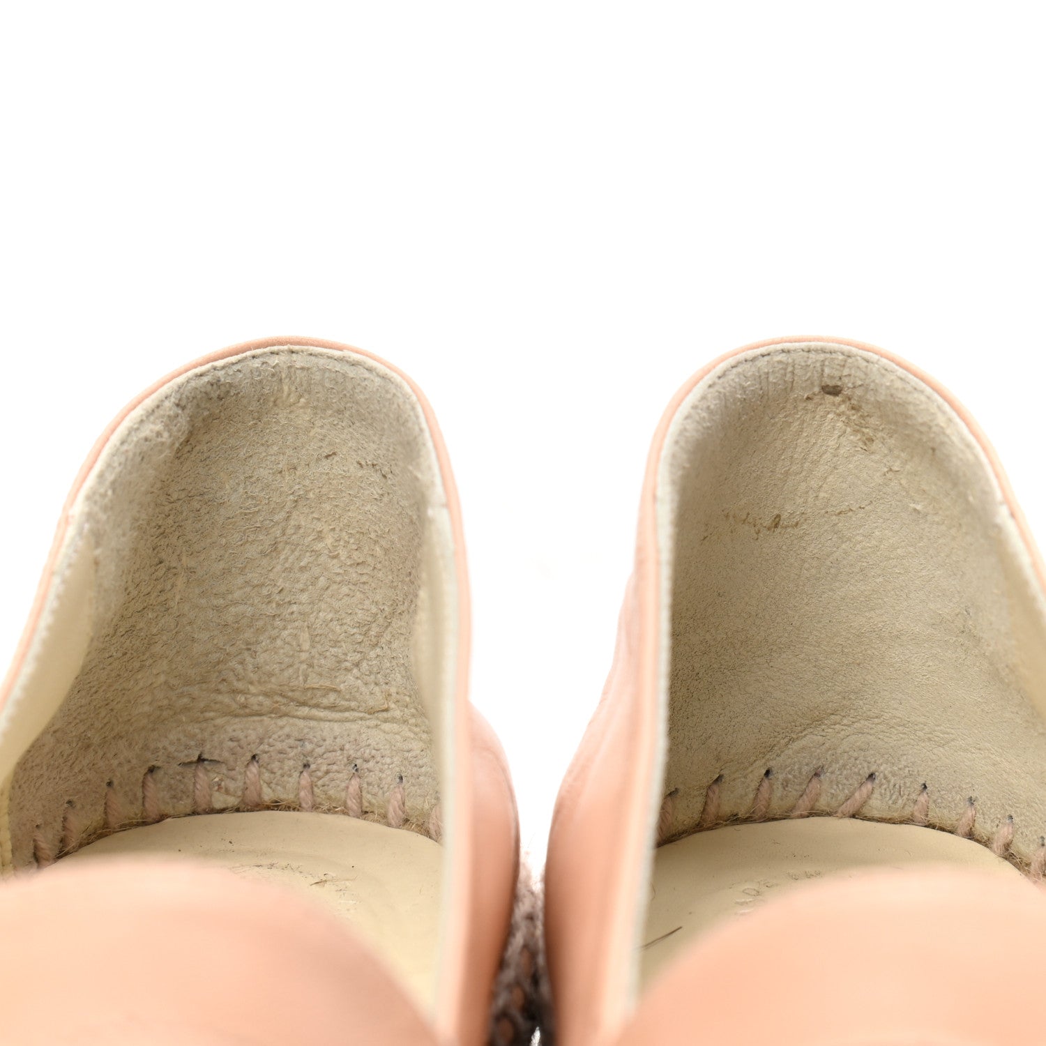 Chanel Lambskin CC Espadrilles 40 Nude 9 of 9