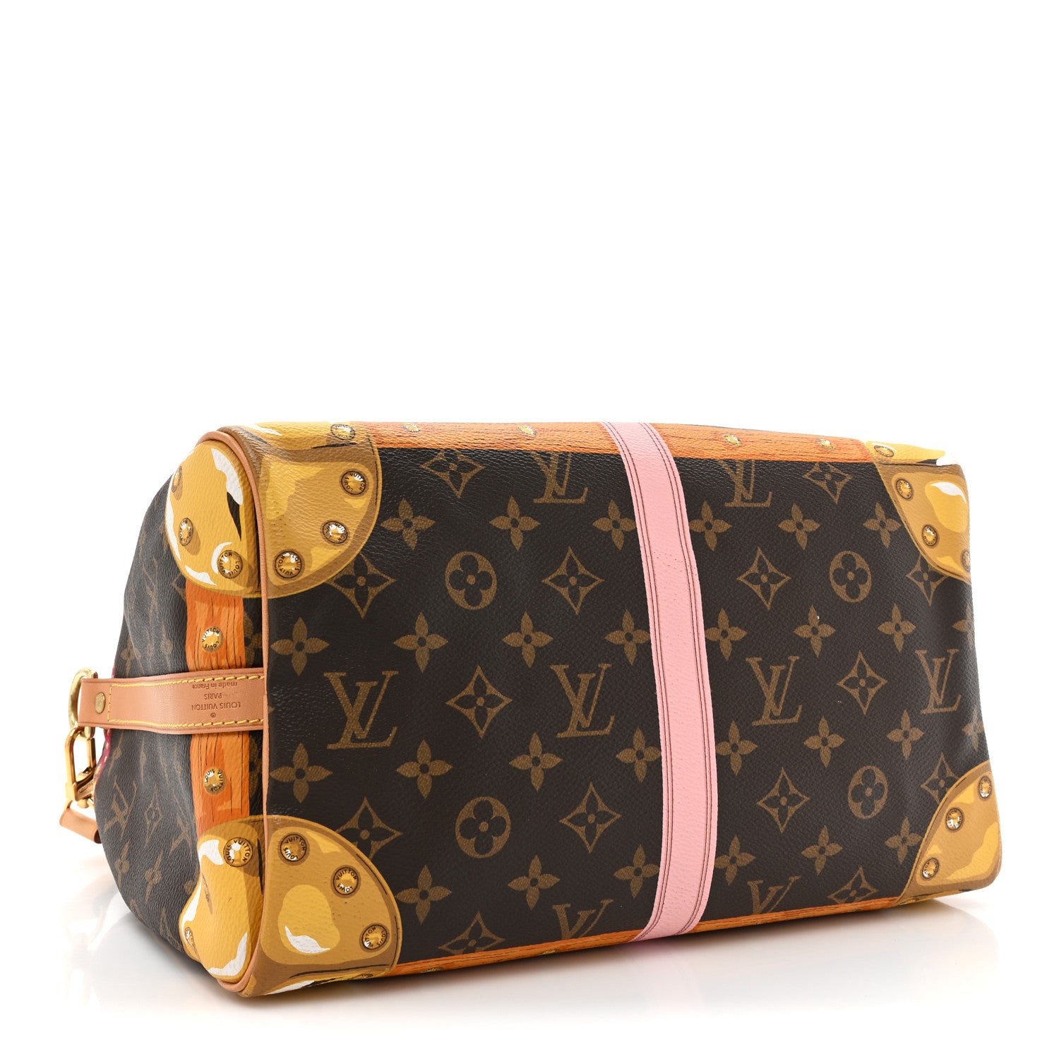 Louis Vuitton Monogram Summer Trunks Speedy Bandouliere 30 4 of 13