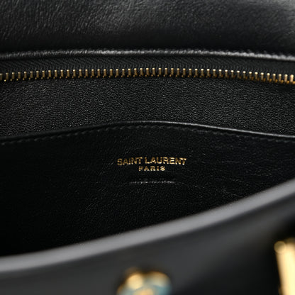 Saint Laurent Calfskin Monogram Baby Cabas Black 6 of 8