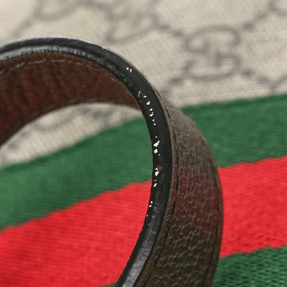 Gucci GG Supreme Monogram Web Small Ophidia Half Moon Hobo Brown 11 of 13