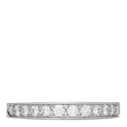 Tiffany Platinum Diamond .22ctw Half Circle Wedding Band Ring 46 3.75 1 of 4