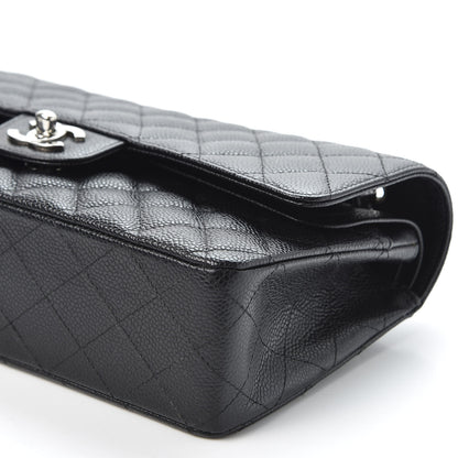 Chanel Caviar Quilted Medium Double Flap Black 6 of 9