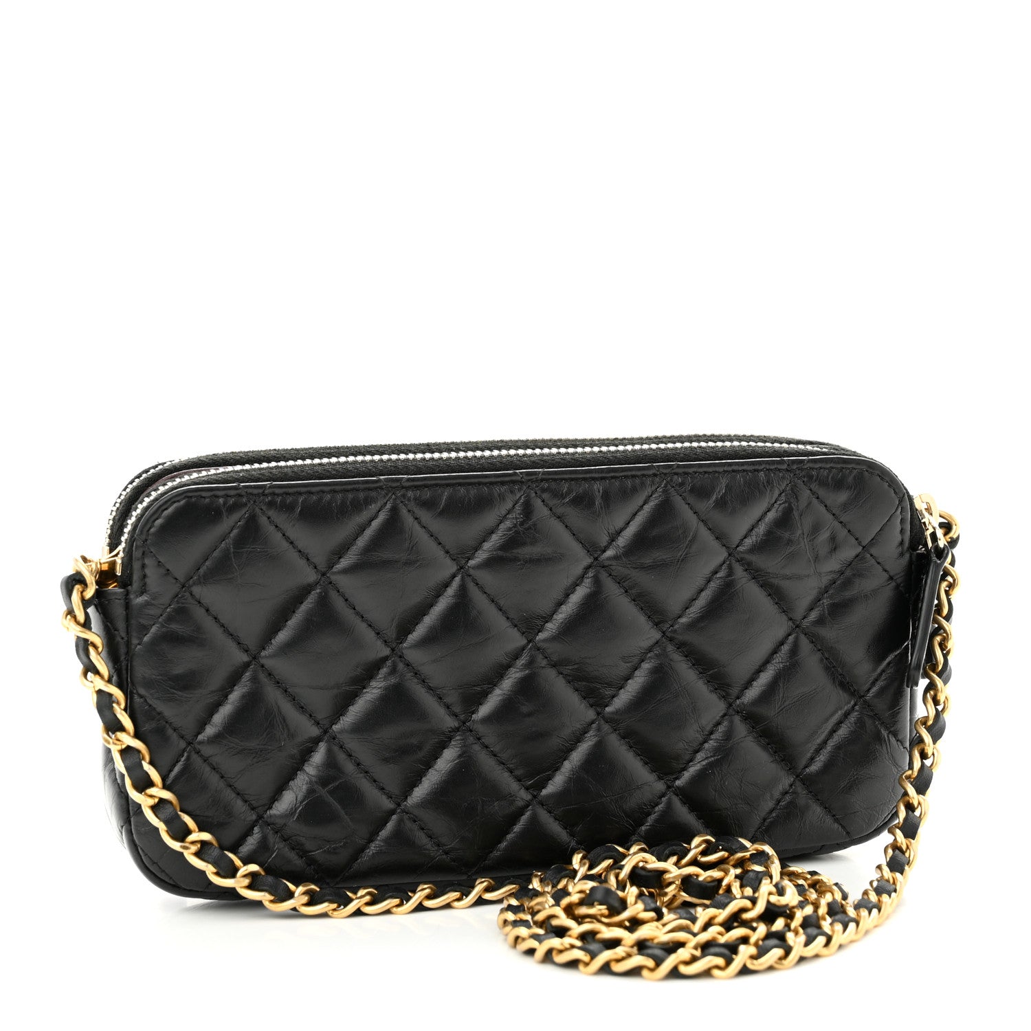 Chanel Aged Calfskin Lucky Charms 2.55 Reissue Small Clutch With Chain Black 3 of 13