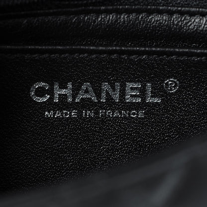 Chanel Lambskin Quilted Mini Square Flap Black 6 of 8