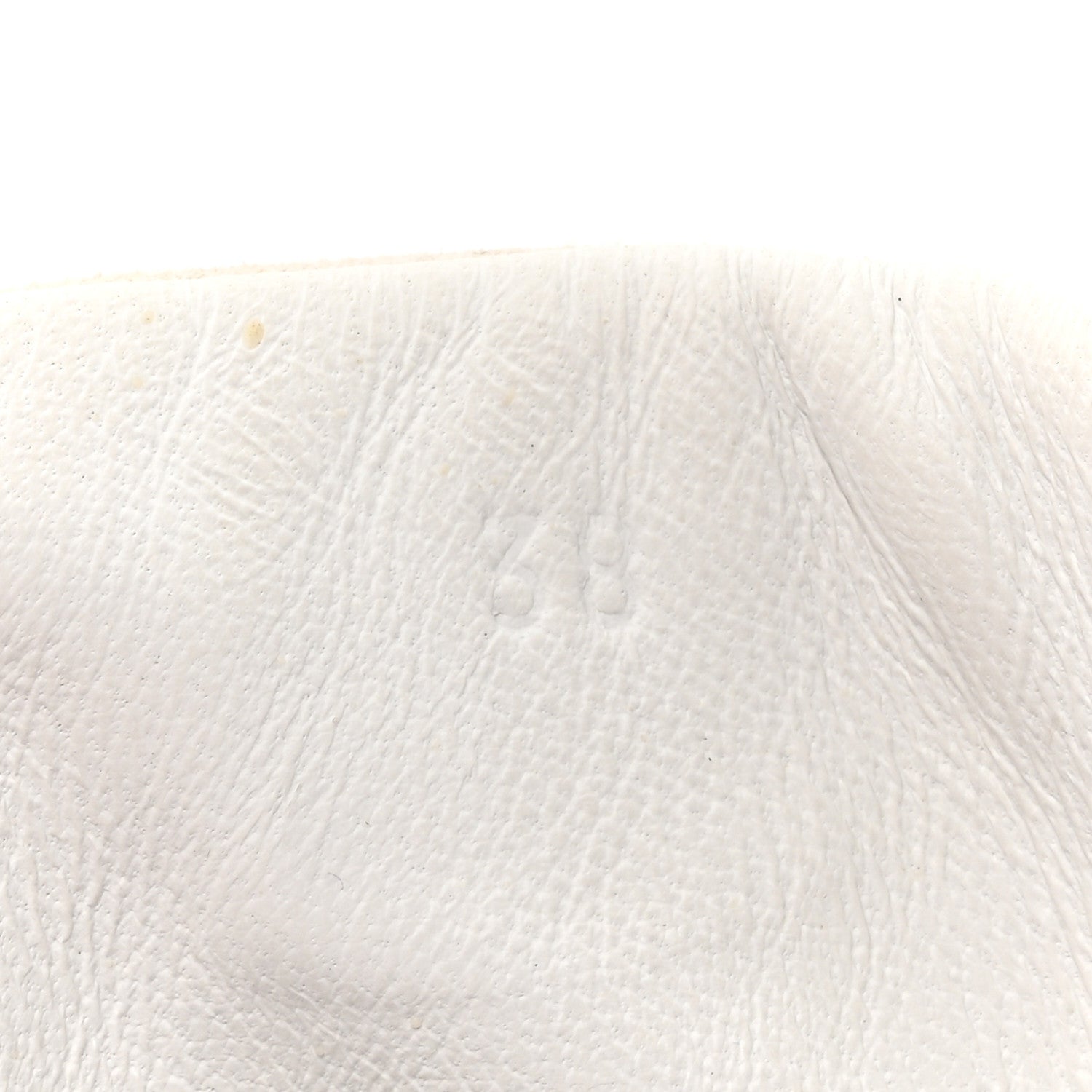 Hermes Goatskin Suede Hip-Hop High Top Sneakers 38 White 9 of 11