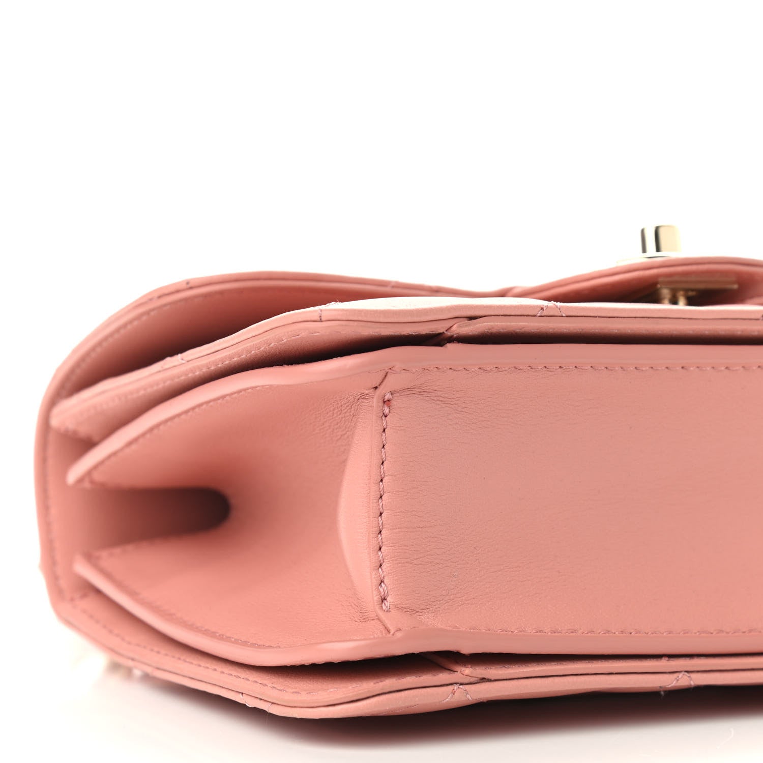 Chanel Calfskin Quilted Coco Lady Flap Dark Pink 9 of 10