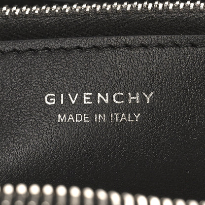 Givenchy Calfskin Logo Zip Around Wallet Black 6 of 8