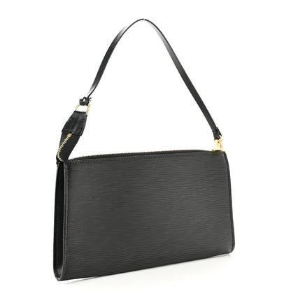 Louis Vuitton Epi Pochette Accessories 24 Black 3 of 9