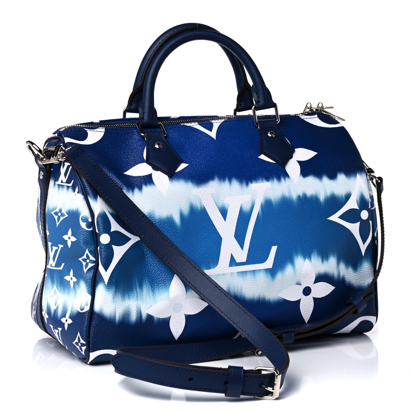 Monogram Escale Speedy Bandouliere 30 Blue