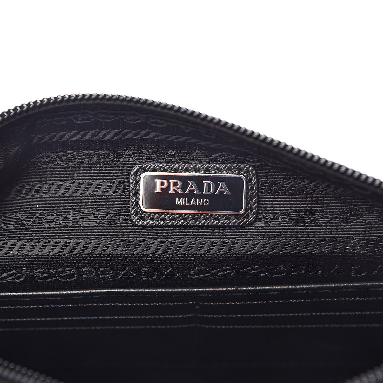 Prada Nylon Camouflage Print Pouch Blue 6 of 10
