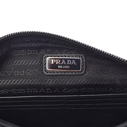 Prada Nylon Camouflage Print Pouch Blue 6 of 10