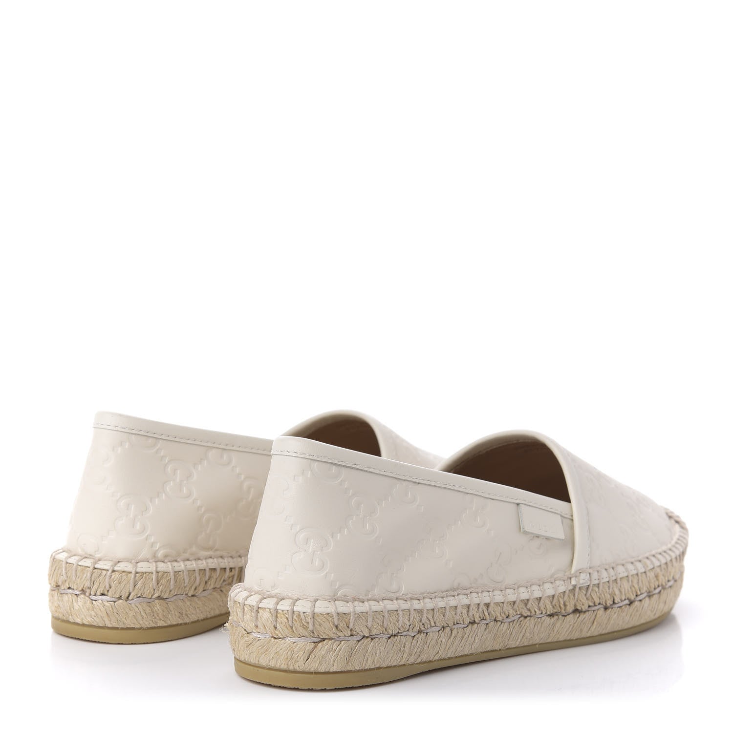 Gucci Guccissima Signature Espadrilles 35 Mystic White 4 of 9