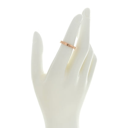 Cartier 18K Pink Gold 3mm Lanieres Ring 49 4.75 2 of 4
