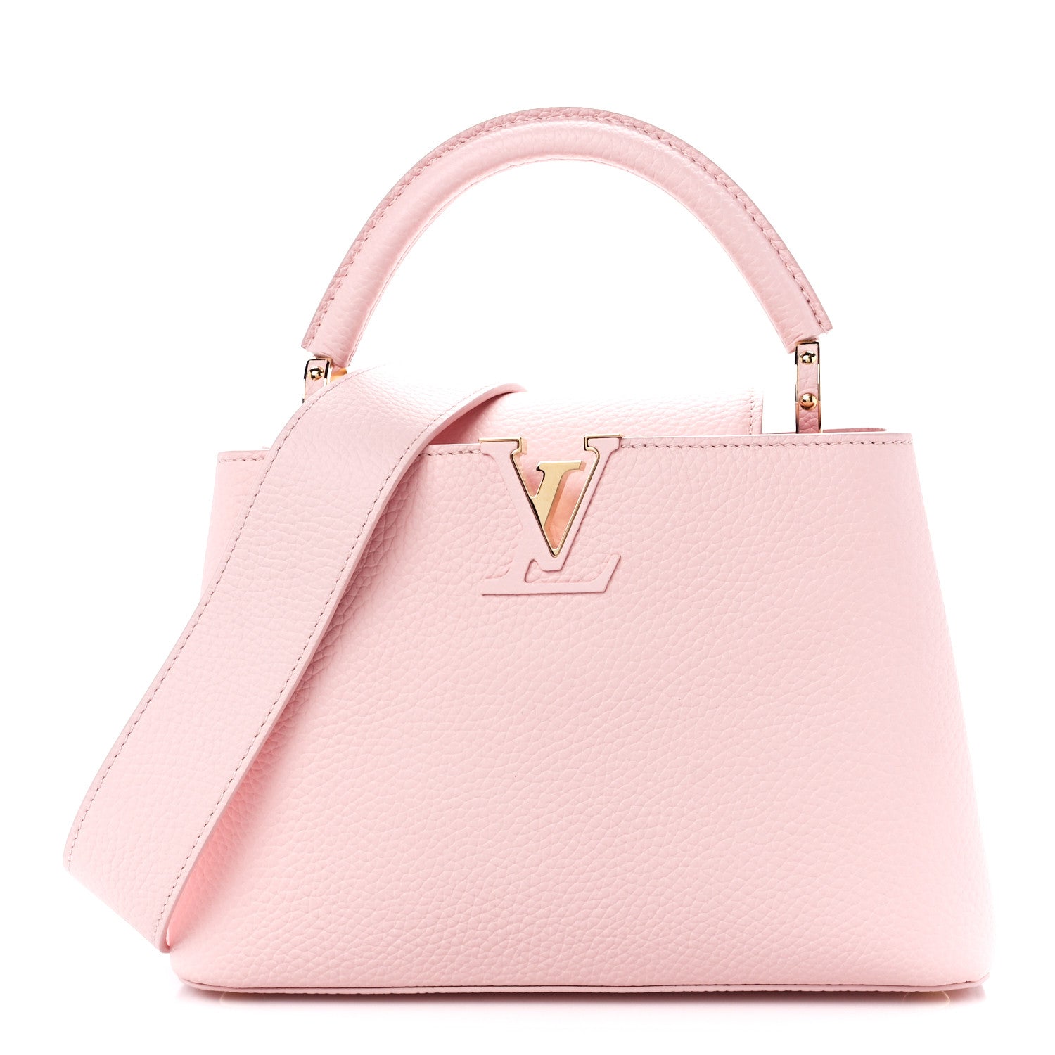 Louis Vuitton Taurillon Capucines BB Rose Jasmin 1 of 10