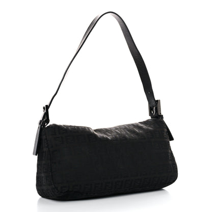 Fendi Zucca Baguette Black 2 of 20