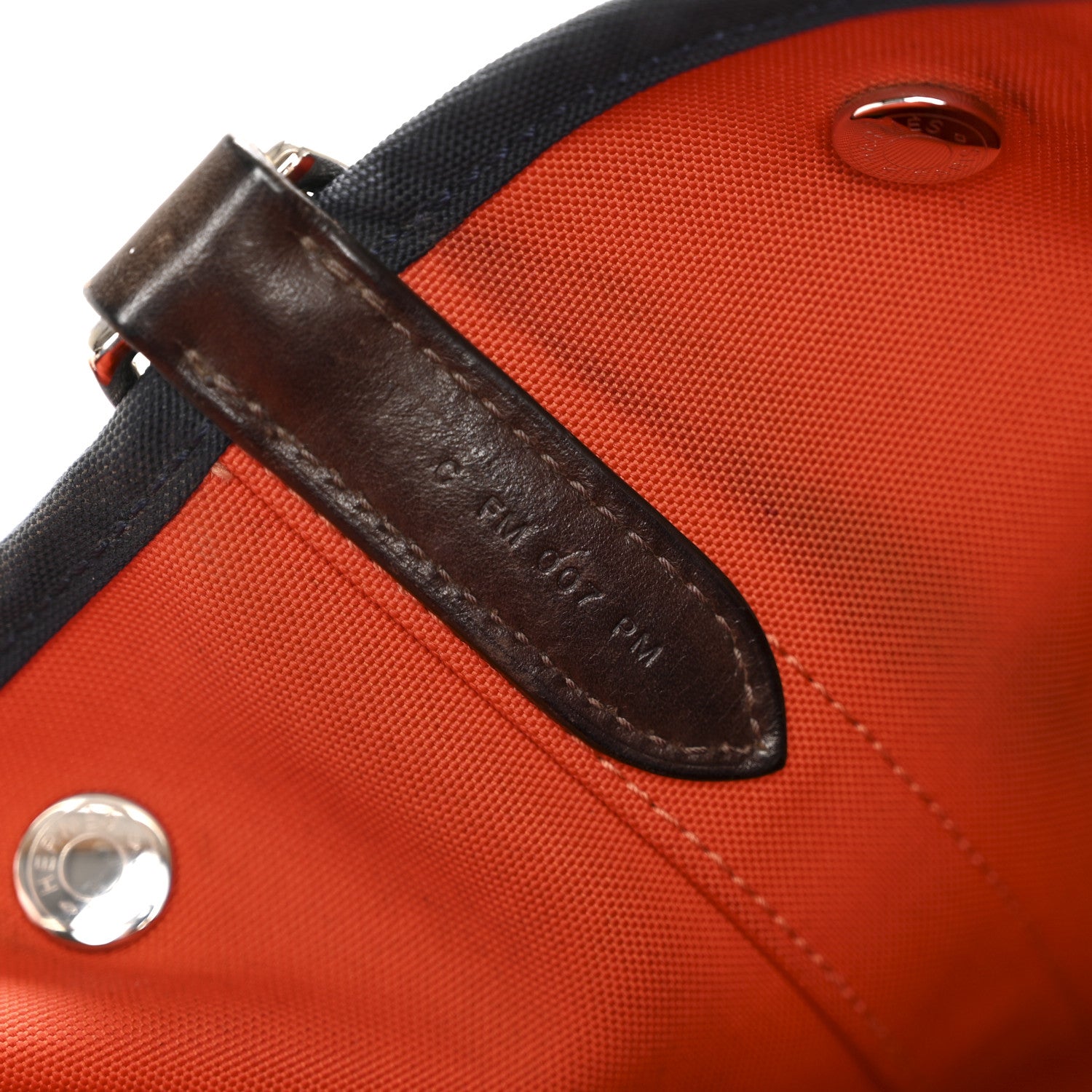 Hermes Toile Sac De Pansage Groom Bleu Navy Feu 9 of 13