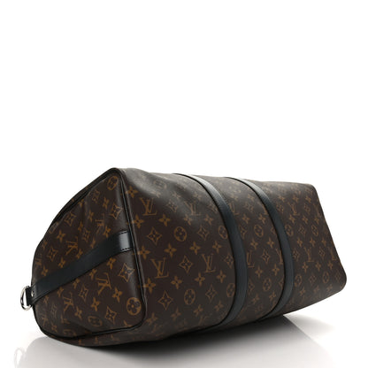 Louis Vuitton Monogram Macassar Keepall Bandouliere 45 4 of 10
