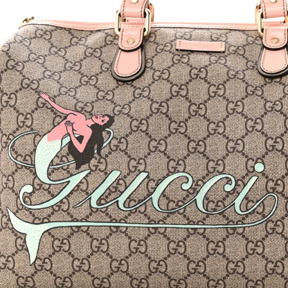 Gucci GG Plus Monogram Mermaid Medium Joy Boston Pink 8 of 12