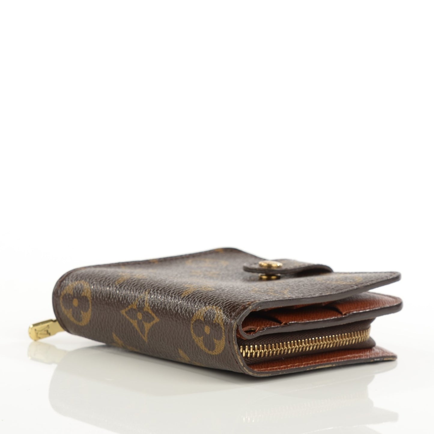 Monogram Compact Zippe Zipped Wallet