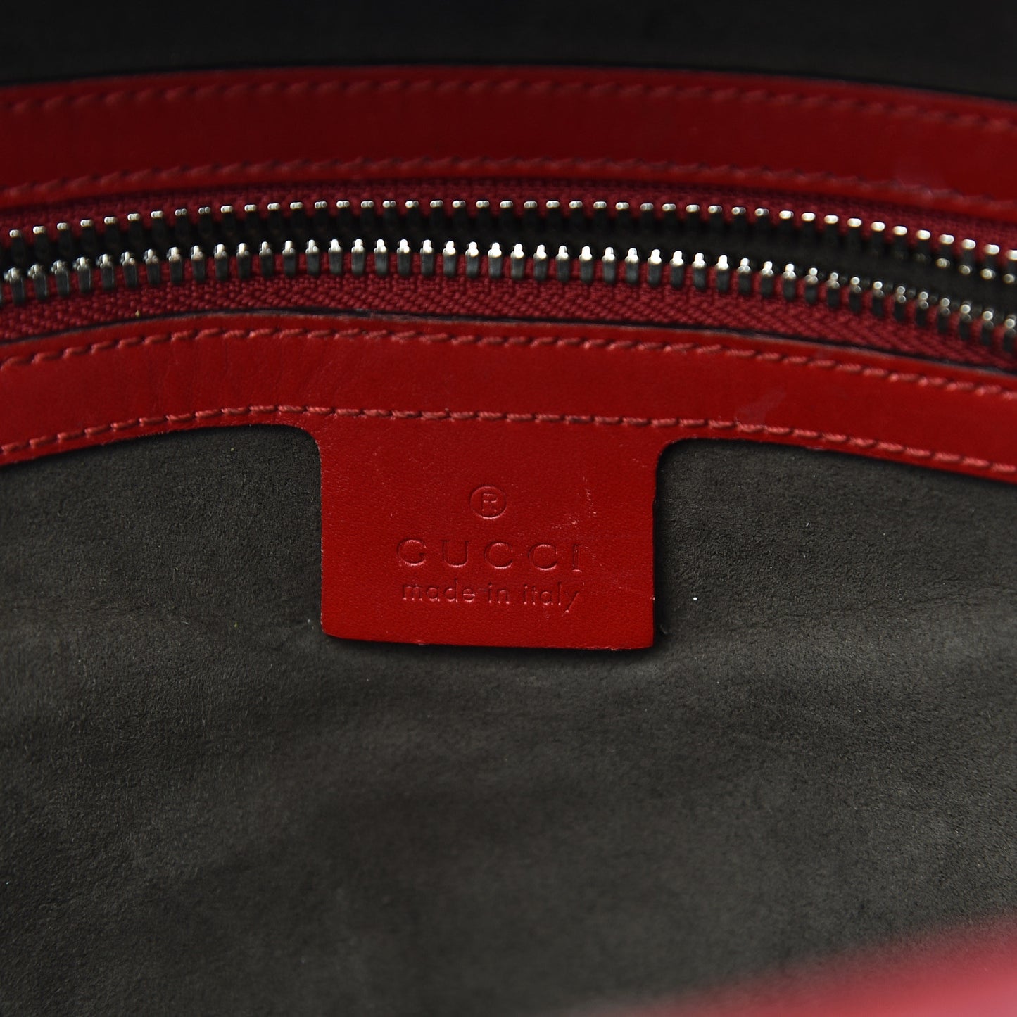Guccissima Signature Small Day Backpack Hibiscus Red