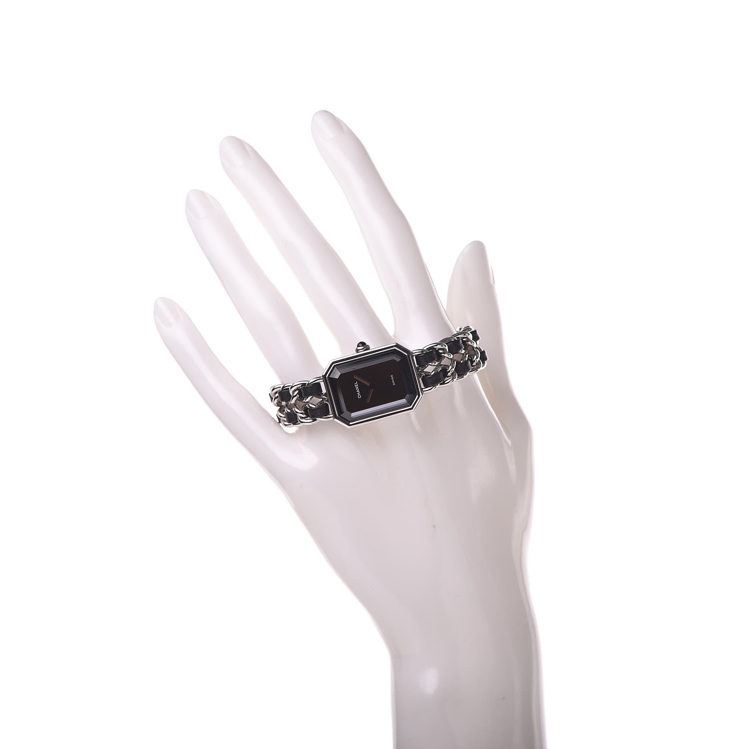 Chanel Stainless Steel Lambskin 20mm Chain Premiere Quartz Watch S 2 of 7