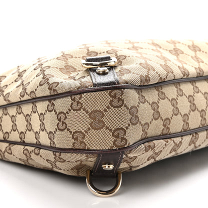 Gucci Monogram Large Abbey D Ring Hobo Dark Brown 9 of 10