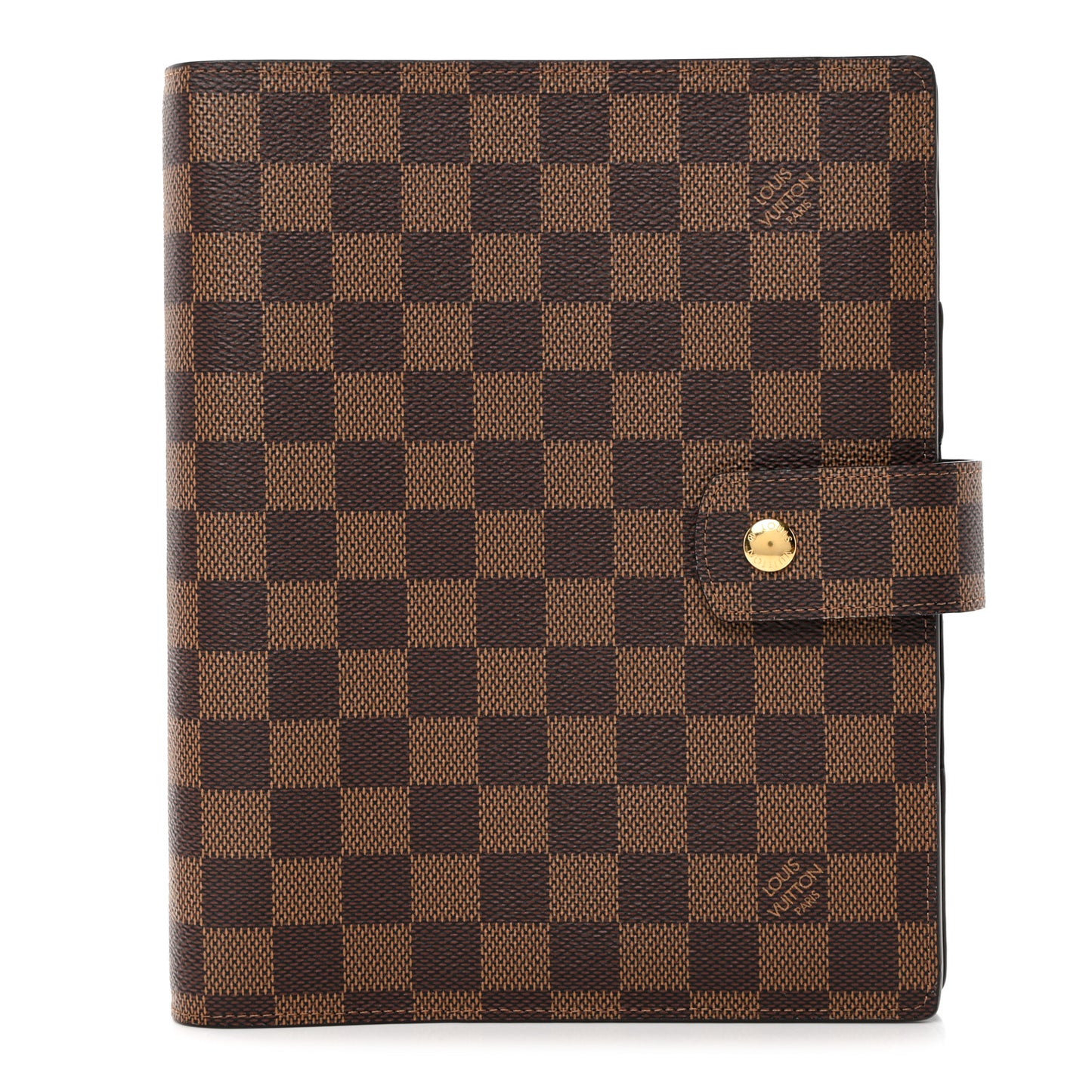 Damier Ebene Large Ring Agenda Cover