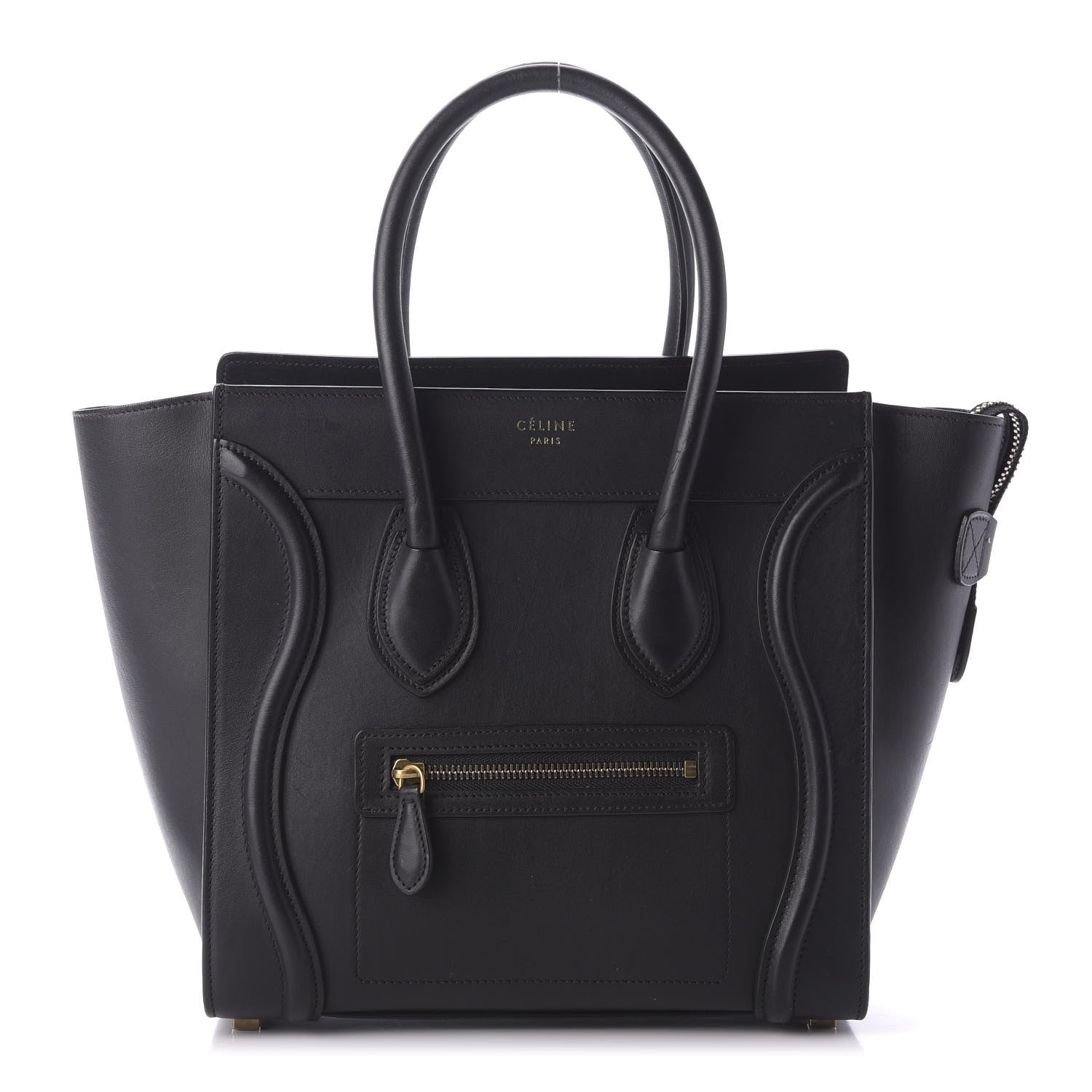Celine Smooth Calfskin Micro Luggage Black 1 of 12