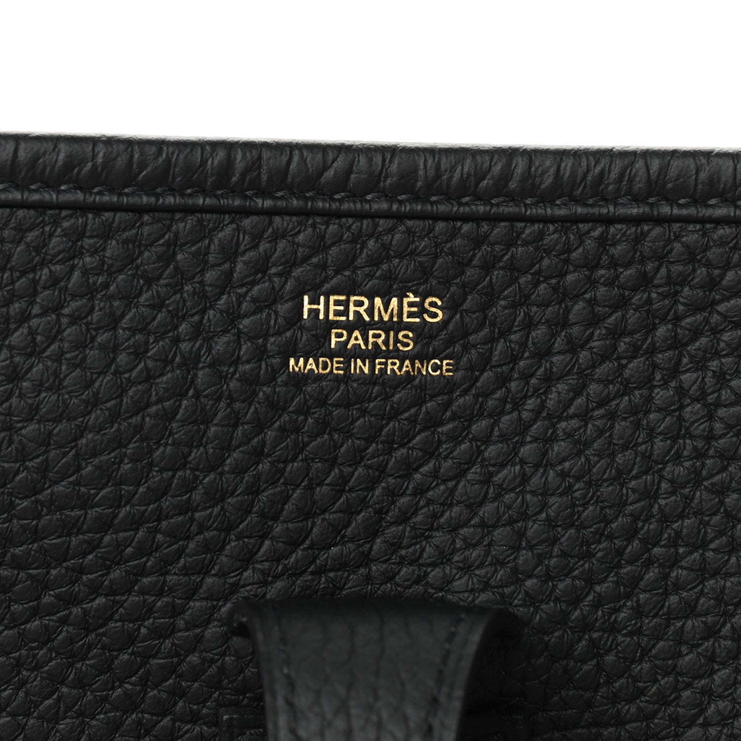 Hermes Taurillon Clemence Evelyne III PM Black 6 of 9