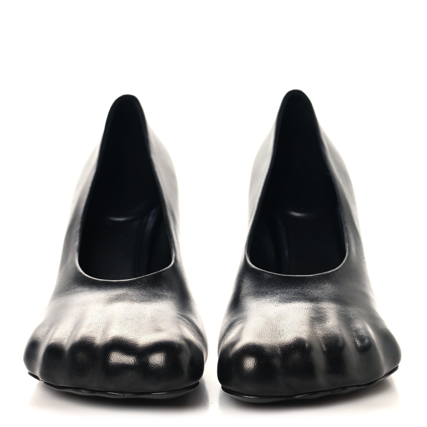 Soft Sheepskin Fetish Pump 39.5 Black