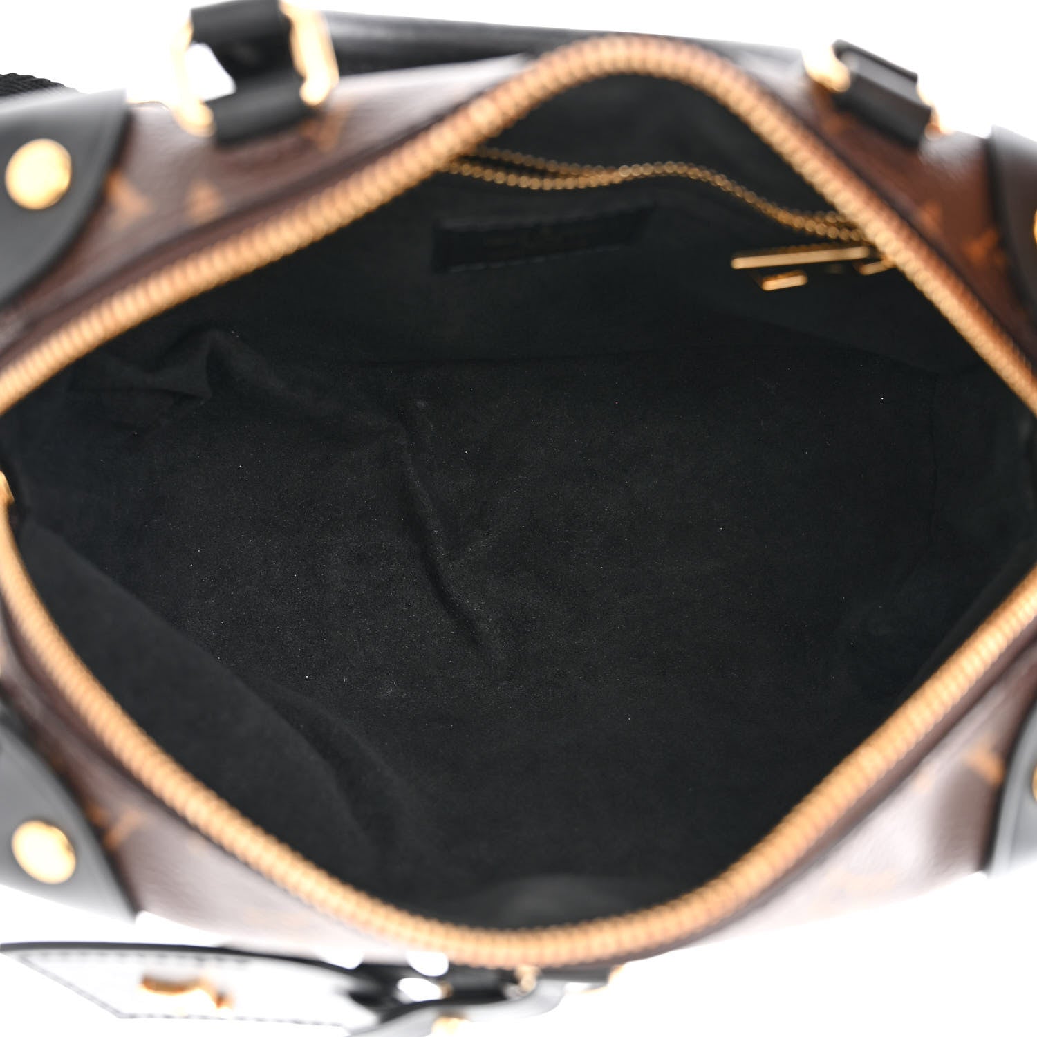 Louis Vuitton Monogram Petite Malle Souple Black 5 of 11