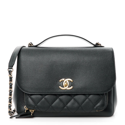 Chanel Caviar Quilted Large Business Affinity Flap Black 1 of 11