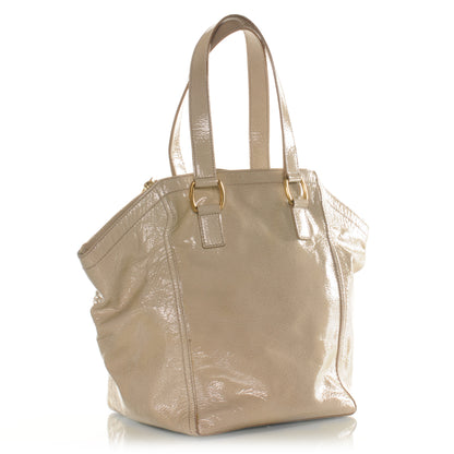 Saint Laurent Patent Small Downtown Nude 3 of 8