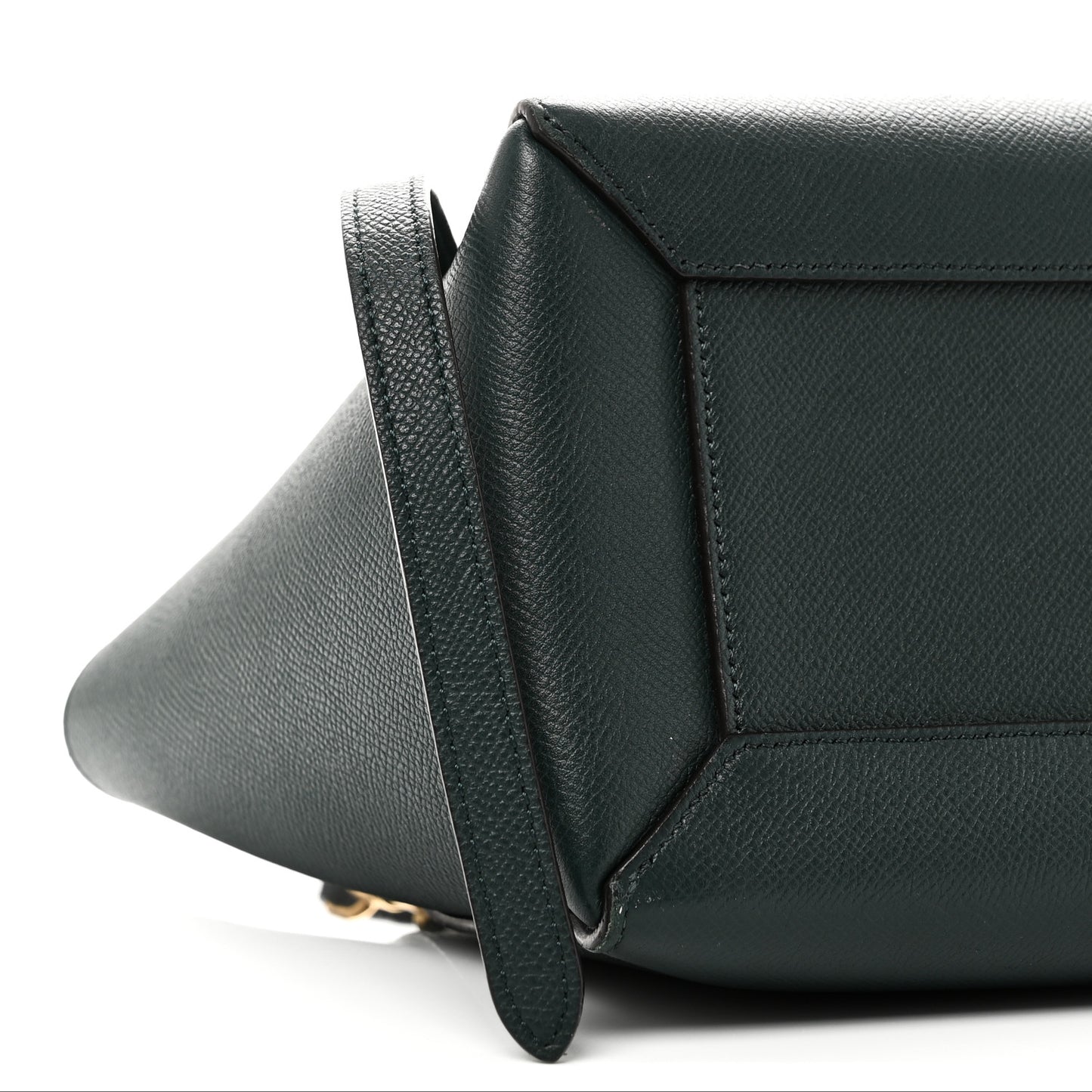 Grained Calfskin Micro Belt Bag Amazone