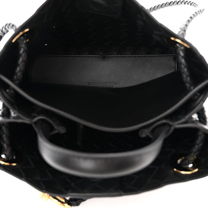 Bottega Veneta Nappa Intrecciato Small Andiamo Shoulder Bag Black 5 of 9