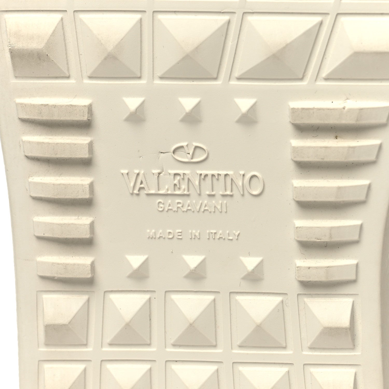 Valentino Garavani Calfskin Rockstud Untitled Open Sneakers 39 White 4 of 8