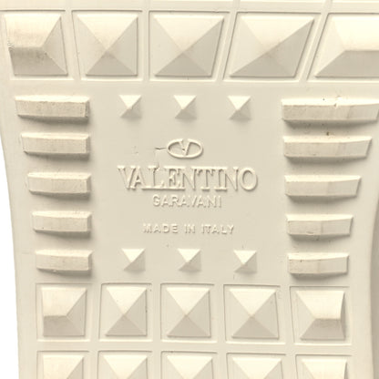 Valentino Garavani Calfskin Rockstud Untitled Open Sneakers 39 White 4 of 8