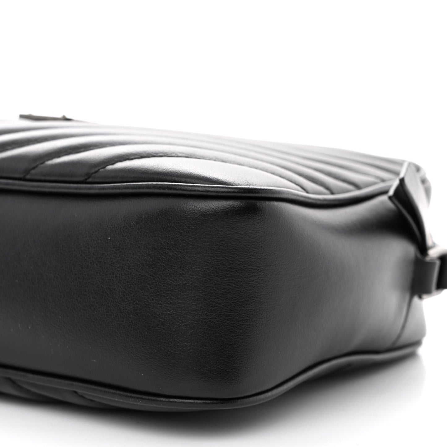 Calfskin Matelasse Monogram Lou Camera Bag Black