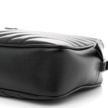 Saint Laurent Calfskin Matelasse Monogram Lou Camera Bag Black 10 of 10