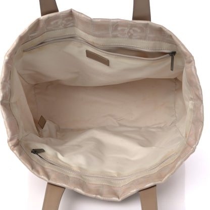 Chanel Nylon Medium Travel Tote Beige 5 of 18