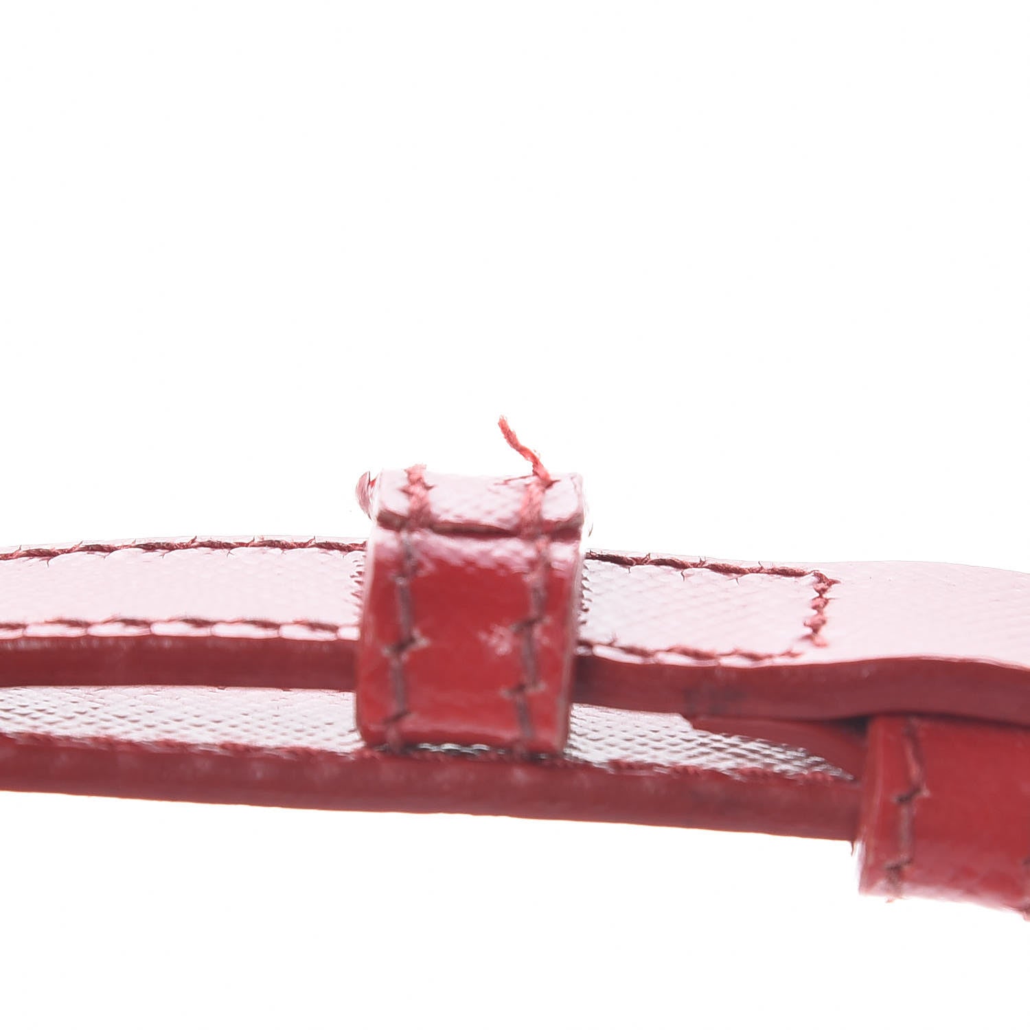 Prada Saffiano Vernice Small Galleria Double Zip Rosso 23 of 25