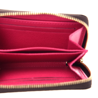 Louis Vuitton Damier Ebene 2020 Christmas Animation Roller Coaster Zippy Coin Purse Pivoine 5 of 8