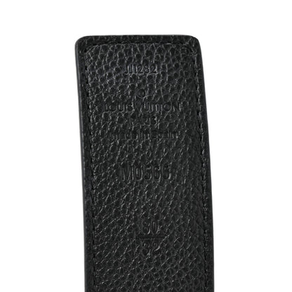 Louis Vuitton Calfskin Monogram 30mm LV Initiales Reversible Belt 80 32 Black 4 of 5