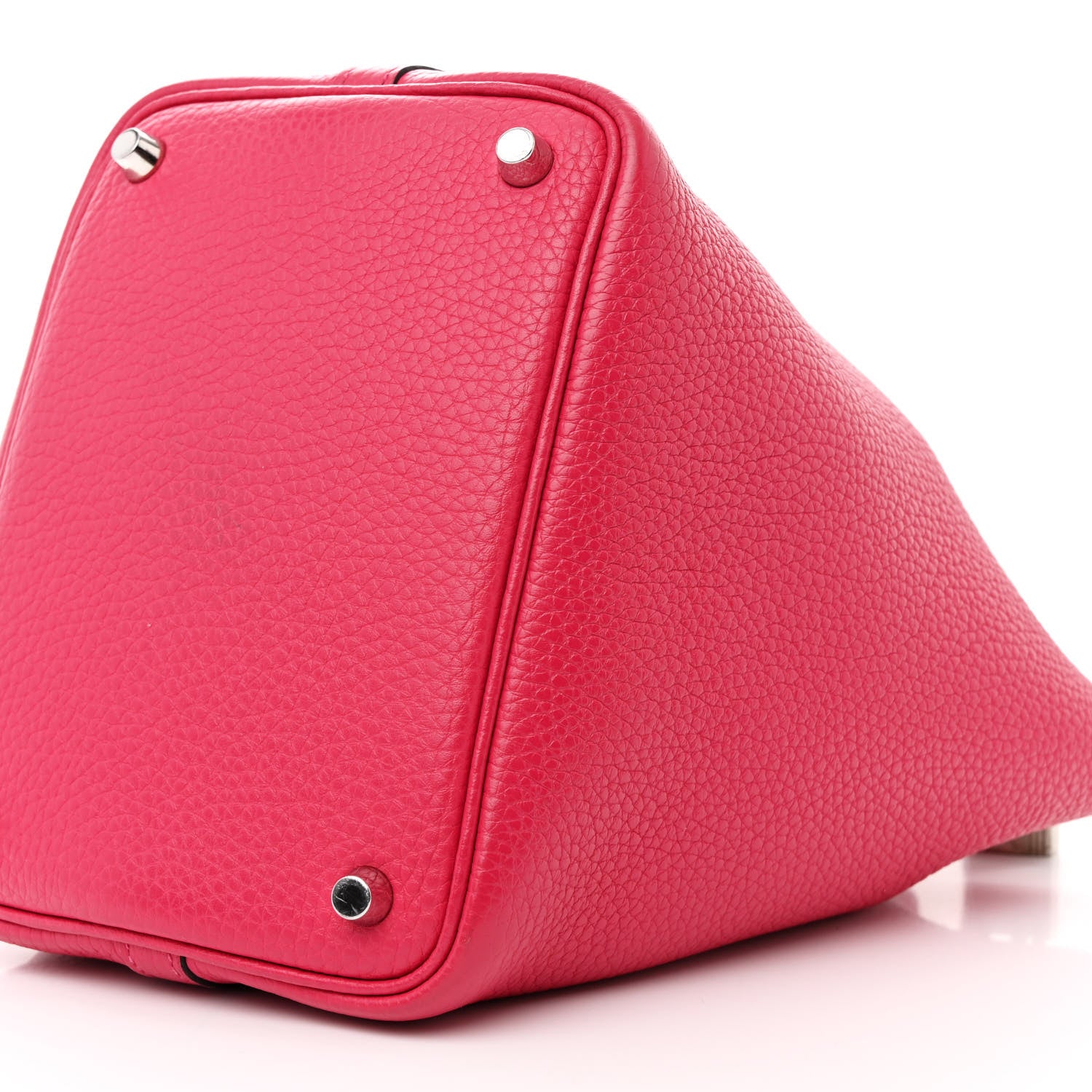 Hermes Taurillon Clemence Swift Eclat Picotin Lock 18 PM Rose Mexico Rouge De Coeur 10 of 11