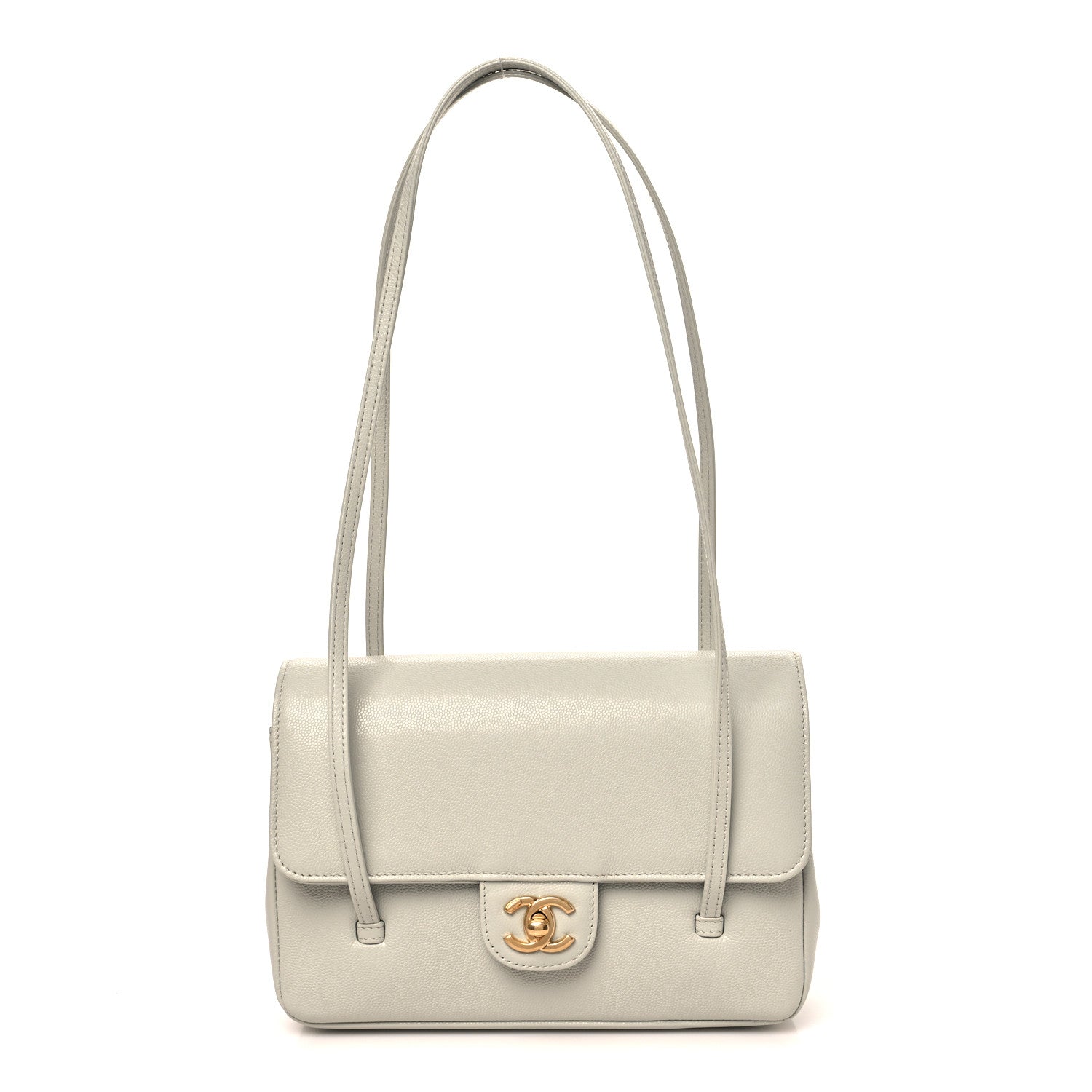Chanel Shiny Caviar Preppy Coco Small Flap Light Green 1 of 12